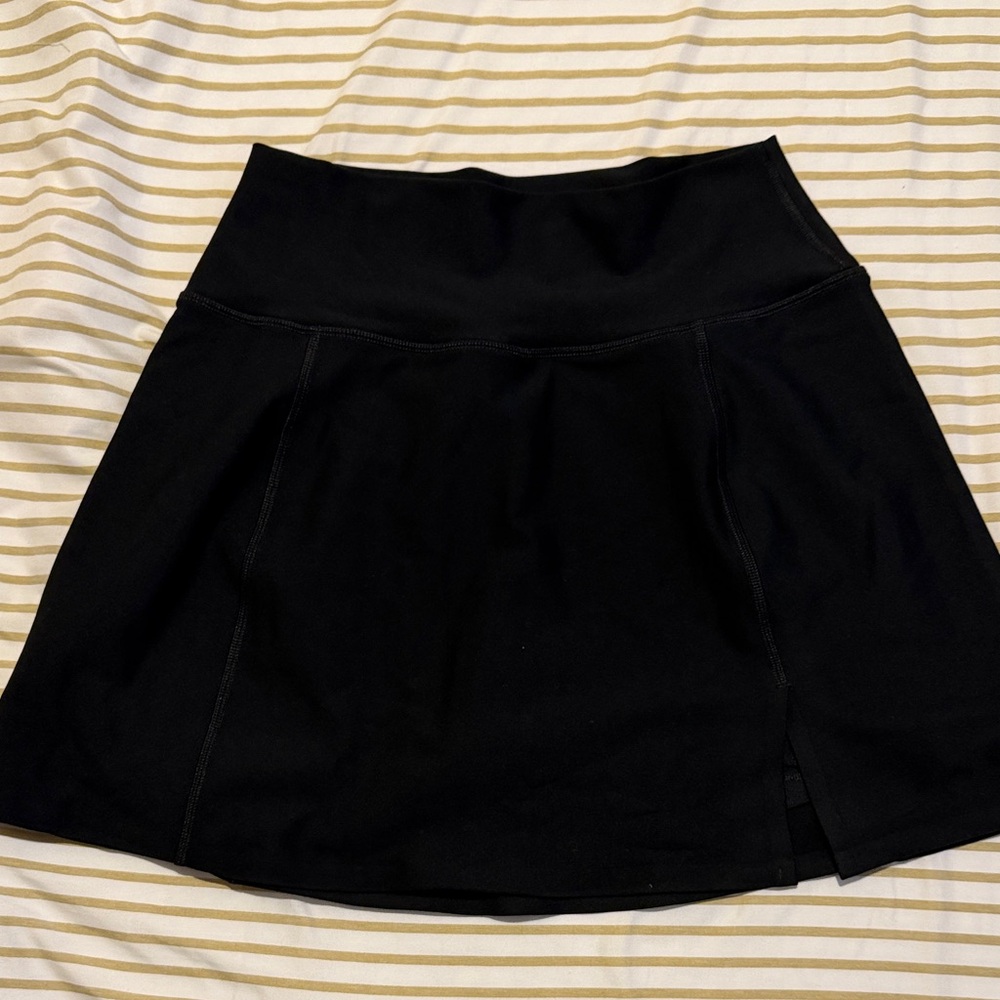 Athletic Black Mini Skirt for Women